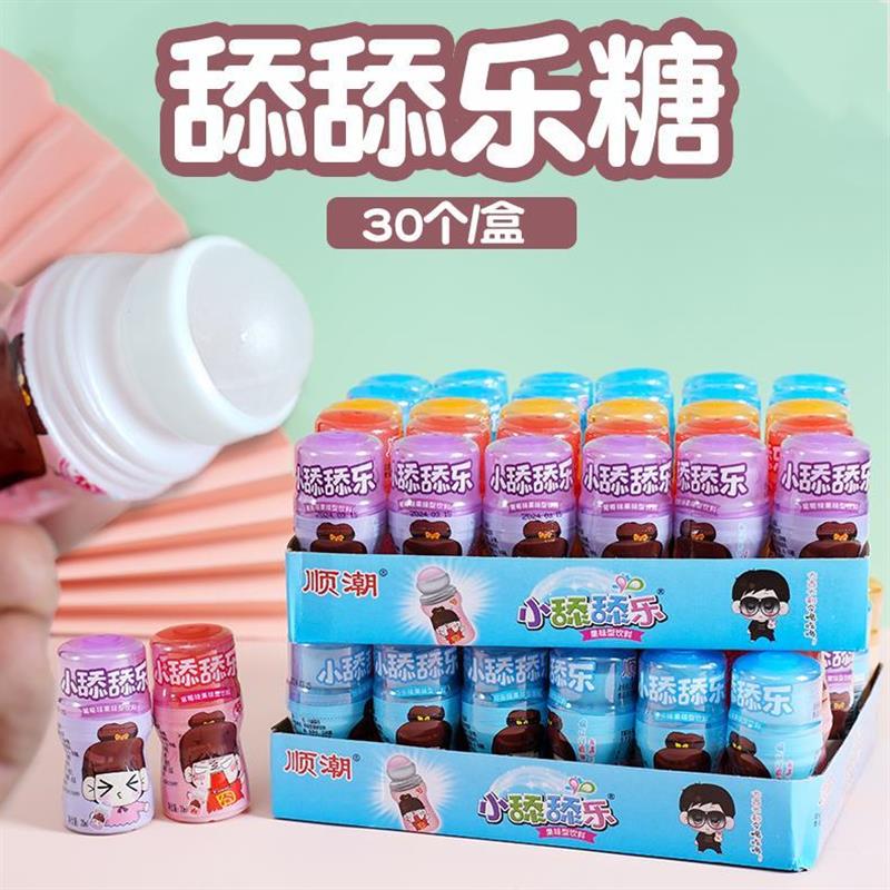 舔舔乐饮料糖果舔舔糖滚滚