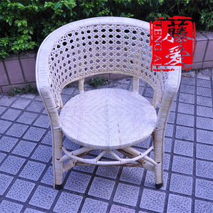 小号天然藤椅小围椅儿童坐椅幼儿园椅子老人椅休闲椅乘凉椅小藤椅