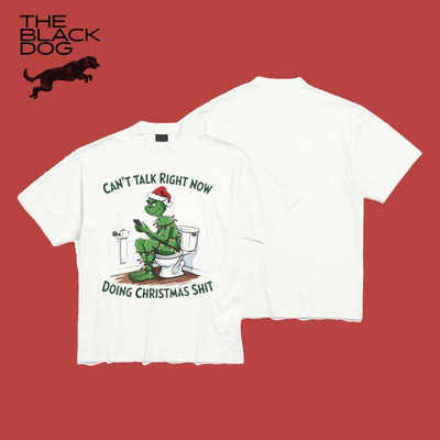 【圣诞限定】绿毛怪格林奇GRINCH短袖T恤黑狗THE BLACK DOG嘿犬