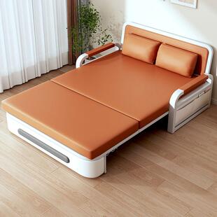 沙发床折叠两用2025新款小户型客厅沙发多功能抽拉伸缩床单双人床