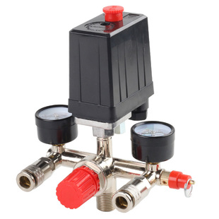 巴马调压支架气压开关总成可调压175PSI小型空压机气泵配件欧式