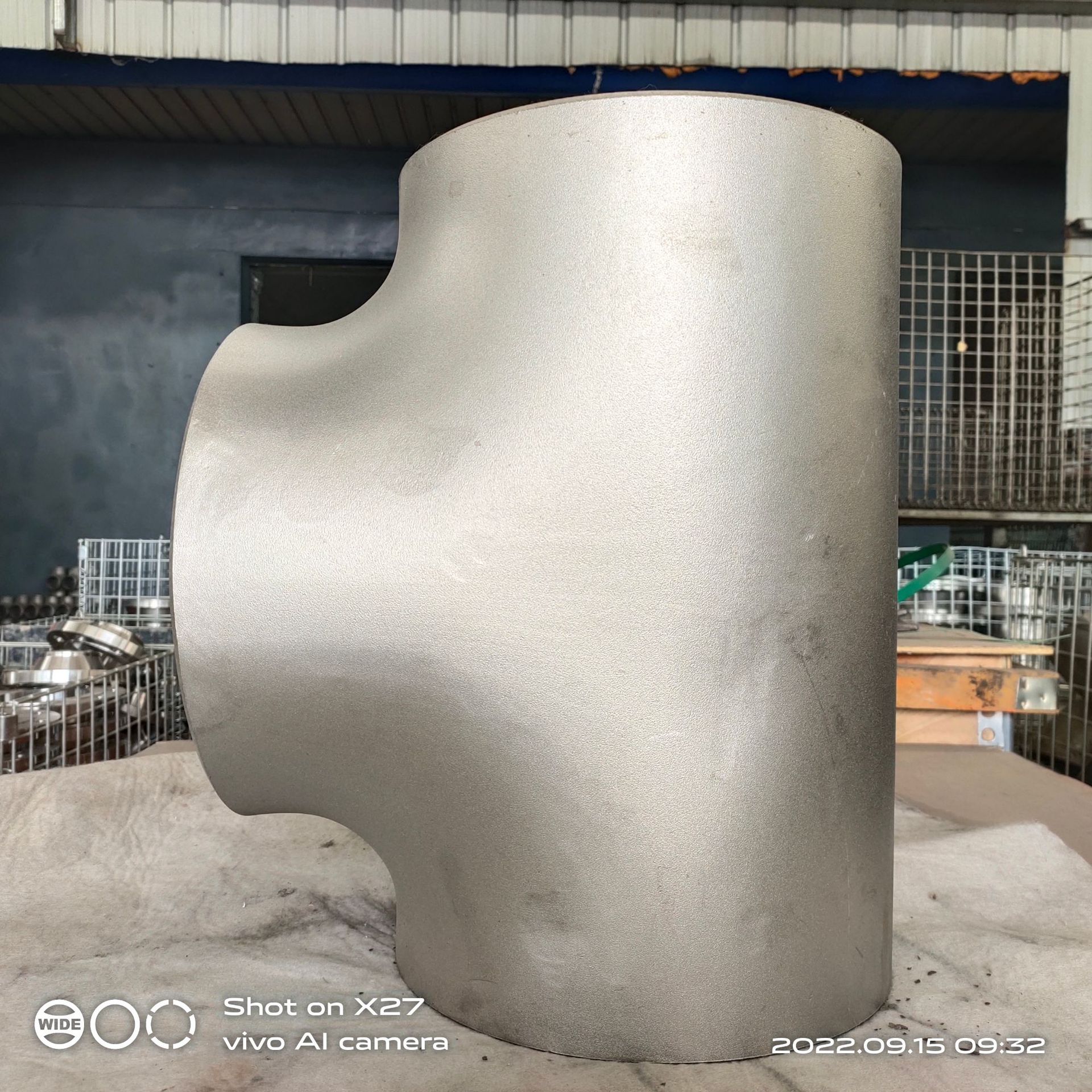 现货供应双相钢2205等径无缝三通  2507异径三通 大小头翻边