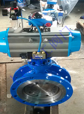 D641X-10Q 气动法兰蝶阀气动调节阀 DN100 法兰气动蝶阀