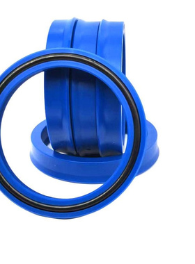 厂家现货BA60*72*10活塞杆密封 油缸油封 蓝色聚氨酯+O圈 机械油