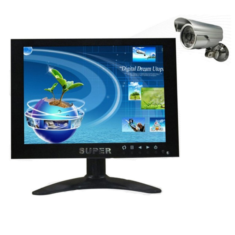 MKU全新金属壳7寸监视器VGA HDMI BNC高清液晶显示器工厂直销