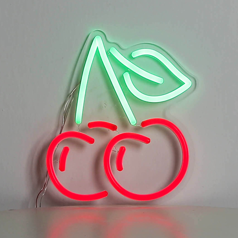 亿角工厂店铺装饰批发柔性霓虹灯条 柔性led灯条字图案