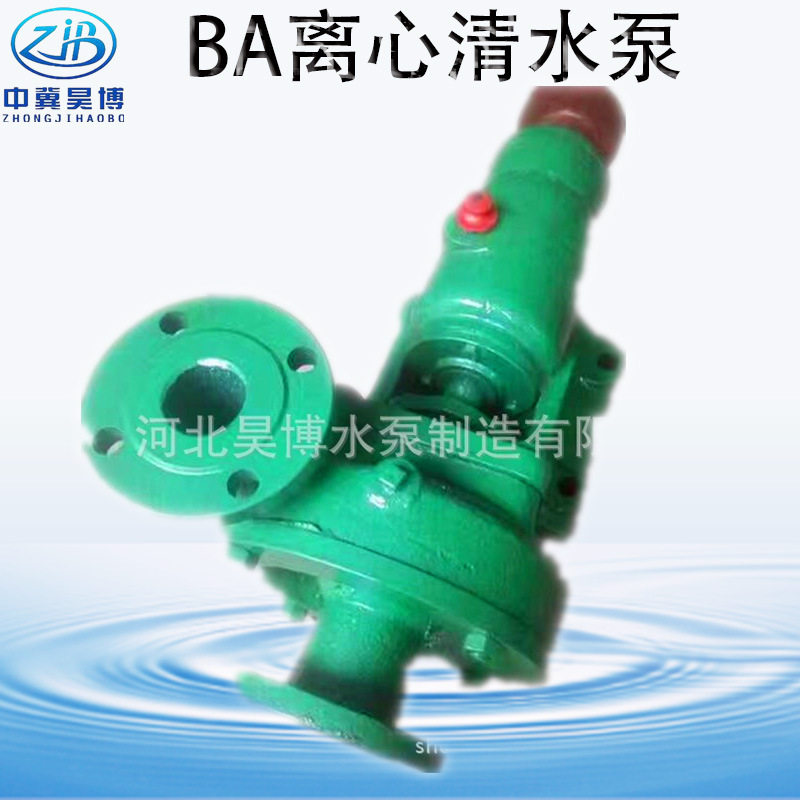 BA型卧式单级单吸离心泵 3BA-6洗浴水循环增压泵 耐腐蚀清水泵