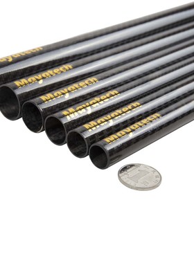 Mayatech 3K碳纤维管12*10/16*14/18*16/20*18斜纹碳纤管多轴机臂