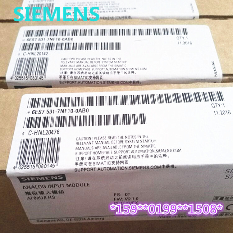 6ES7531-7NF10-0AB0 SIMATIC S7-1500 PLC模块 6ES75317NF100AB0