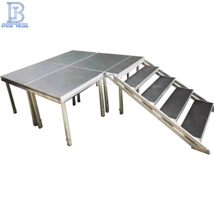 铝合金快装舞台活动婚庆T台走秀 方管腿舞台 庆典拼接舞台批发