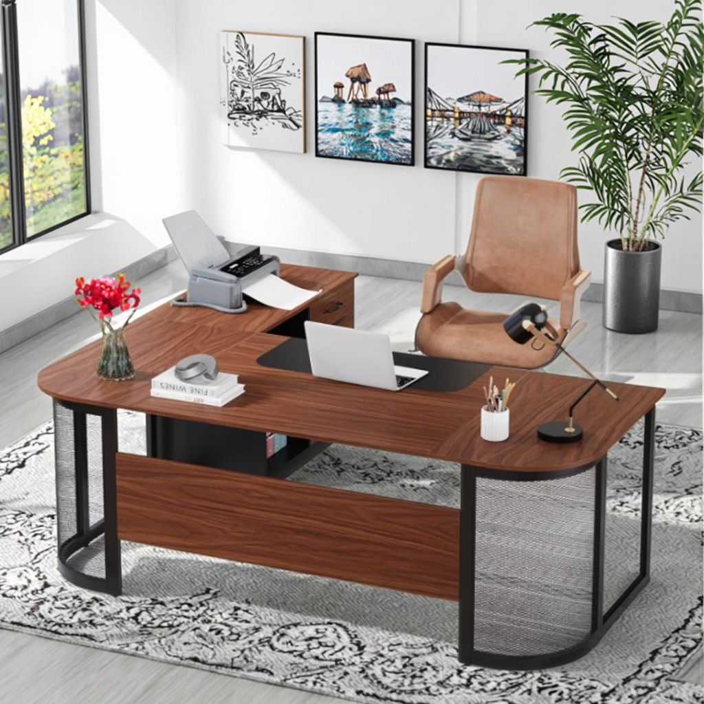 简约现代办公家具经理桌子单人位电脑桌办公室职员办公桌电脑桌