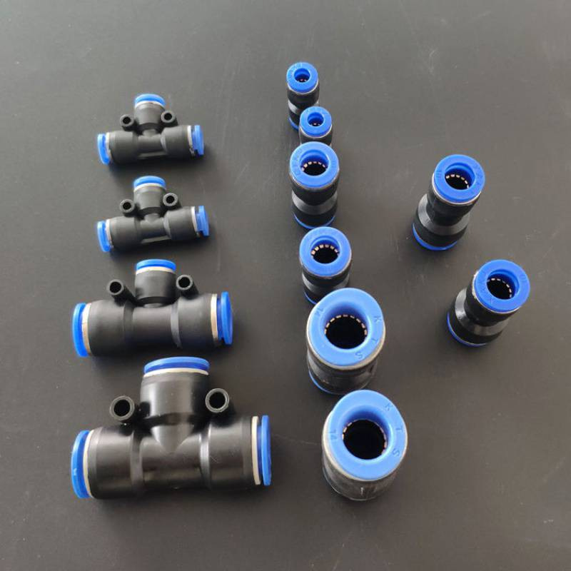 PV-04 06 08 10 12 16塑胶弯头 气动气管快速接头