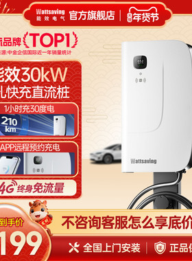 能效380v直流快充充电桩9孔30kW红旗eqm5新能源汽车商用共享HQ30