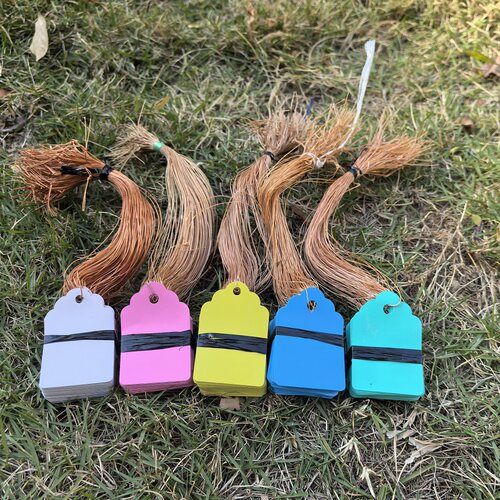 塑料吊签 两面哑光平整园艺吊牌 pvc防水农作物花卉标记标签挂牌