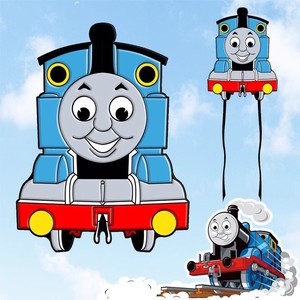 浩宸潍坊火车形体风筝托马斯儿童卡通初学者微风小孩新款风筝线轮