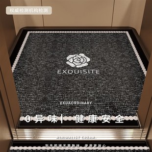 电梯轿厢专用地垫高端家用入户可裁剪脚垫子耐磨加厚地毯2025新款