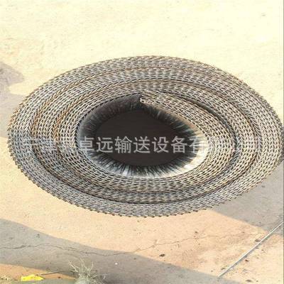 山东宁津厂家直销不锈钢网带退火炉用耐高温人字形输送带
