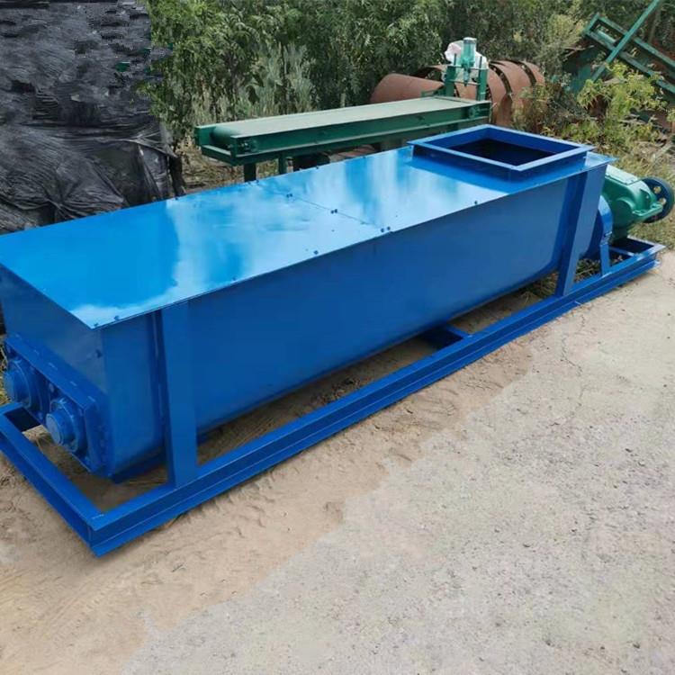 销售矿浆清洗双轴搅拌机卧式双轴搅拌机强制粉尘加湿双轴搅拌机