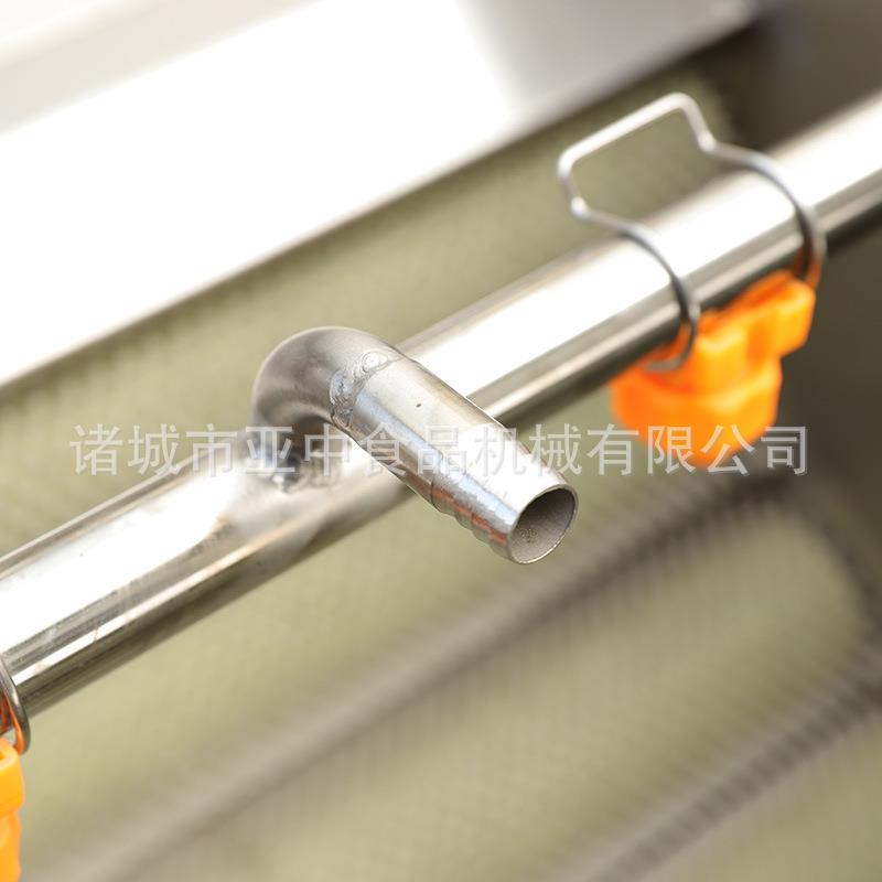 现货海鲜贝壳毛辊清洗机土豆萝卜大型商用洗菜机毛刷清洗机