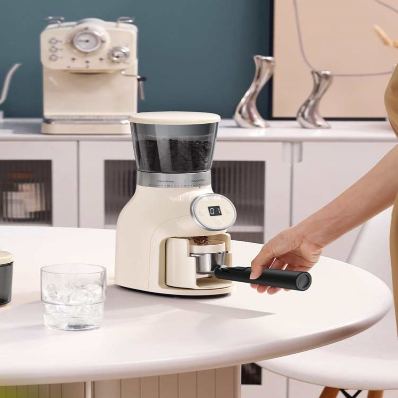 批发电动咖啡磨豆机 研磨机手冲意式家用咖啡机 定量磨粉器