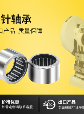 两侧密封穿孔型冲压外圈滚针轴承HK2018RS HK2020.2RS BK2018RS
