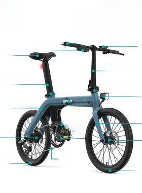 FIIDO飞道D11折叠电动自行车仪表开关车架内胎外胎脚踏原装配件