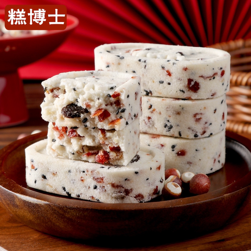 糕博士红枣山药八珍糕无蔗糖山药红枣薏米糕面包健康零食过年年货