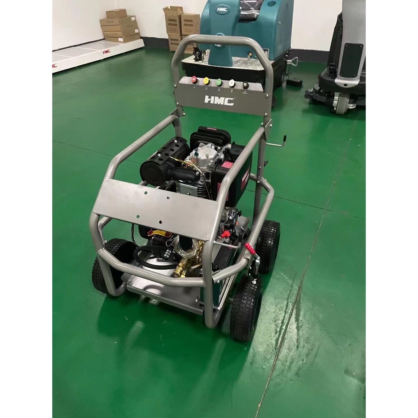 柴油动力高压管道疏通清洗机工厂物业洗地面剥树皮洁乐美D250G