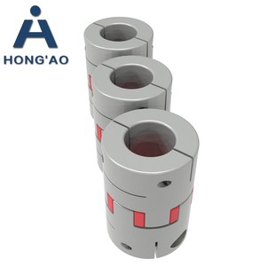 滚珠丝杆数控机车床弹性星型节连 铝合金梅花联轴器双夹紧连轴器