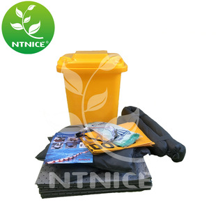 实验室防溢漏吸附套装 通用吸附50L套装 吸油棉栏油索吸油套装