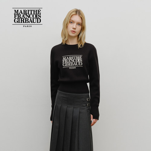 MARITHE女士经典LOGO毛衣