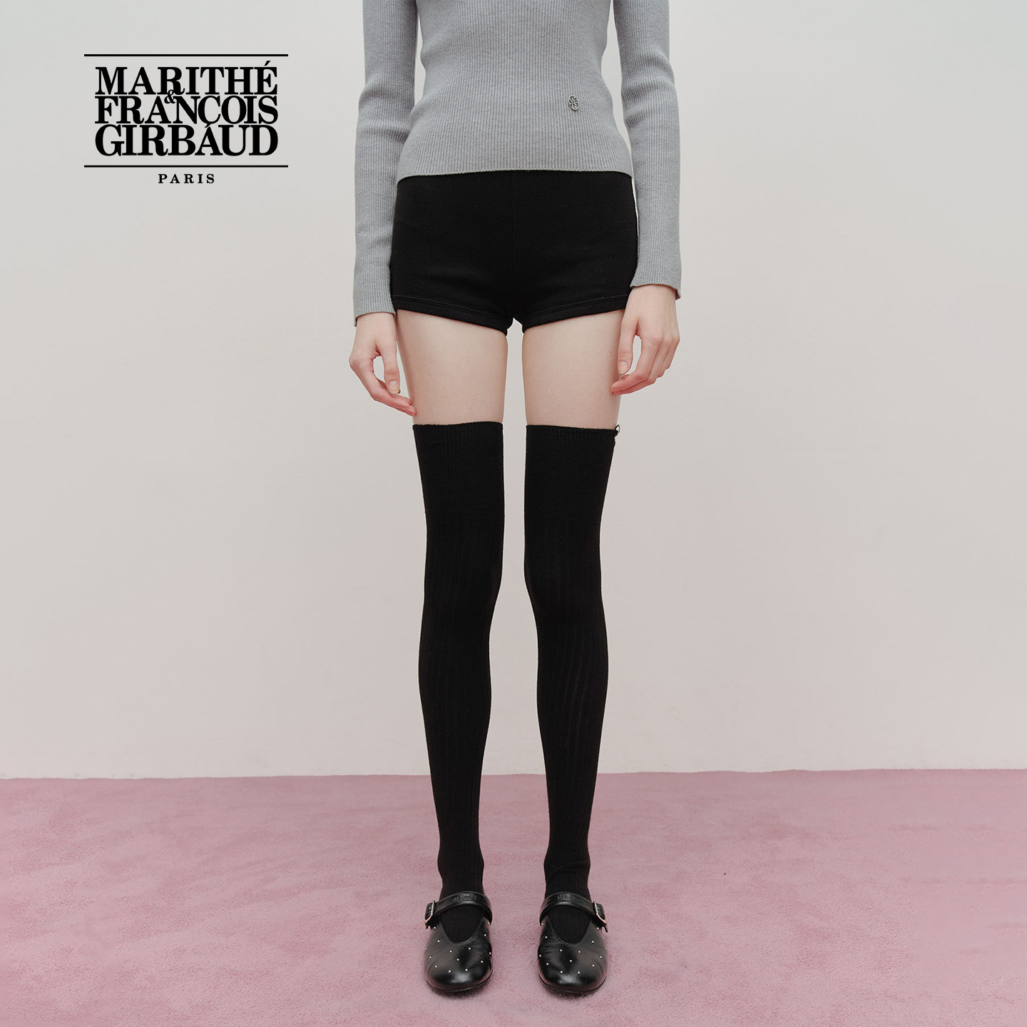 MARITHE女士舒适过膝长袜