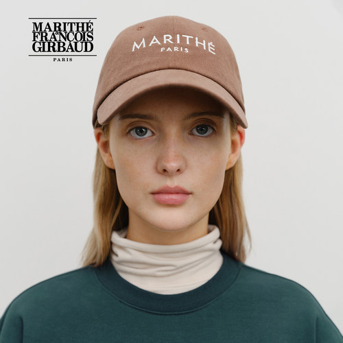MARITHE常规LOGO磨毛鸭舌帽