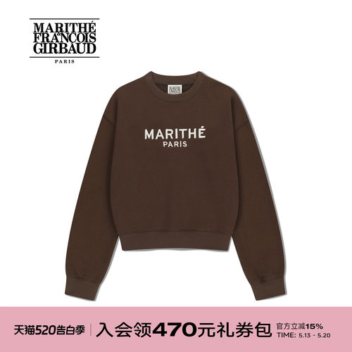 MARITHE女士字母LOGO卫衣