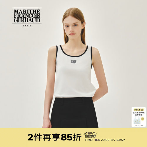 MARITHE女士小经典LOGO无袖