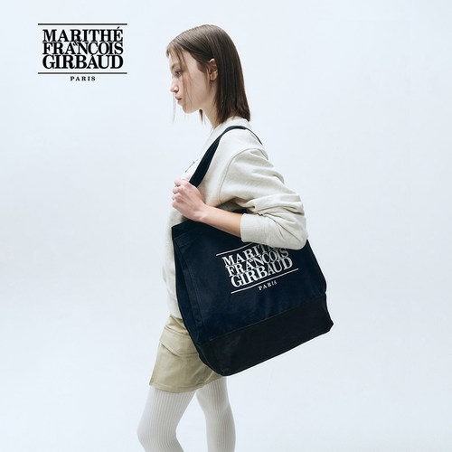 MARITHE经典Logo大号购物袋