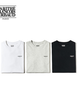 MARITHE短袖T恤三件套 情侣男女同款宽松舒适印花上衣 25年夏韩系