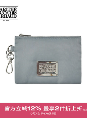 MARITHE经典LOGO钥匙圈零钱包 情侣时尚简约手拿钥匙包2025秋韩系