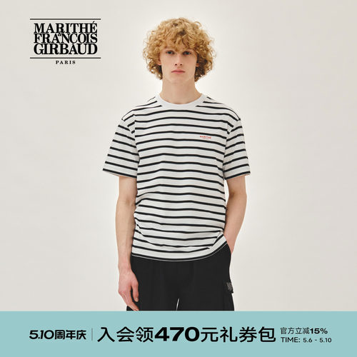 MARITHE小LOGOT恤男女同款