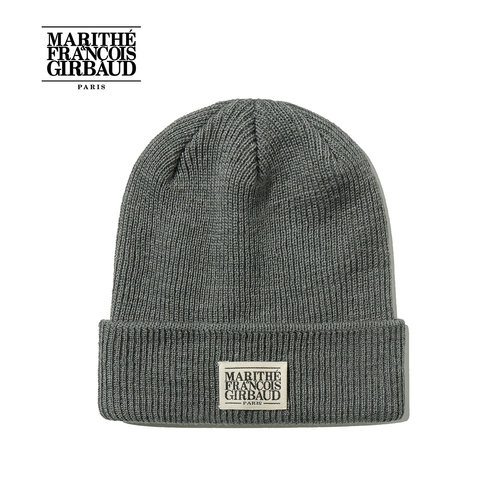 MARITHE经典LOGO毛线帽