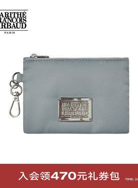 MARITHE经典LOGO钥匙圈零钱包 情侣时尚简约手拿钥匙包2025秋韩系