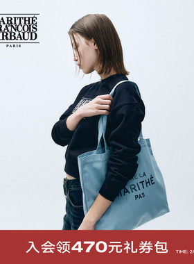 MARITHE法式环保袋 潮流印花简约实用大容量单肩手提包25年夏韩系