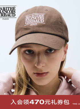 【车银优同款】MARITHE经典小LOGO鸭舌帽 男女情侣棒球帽2025秋