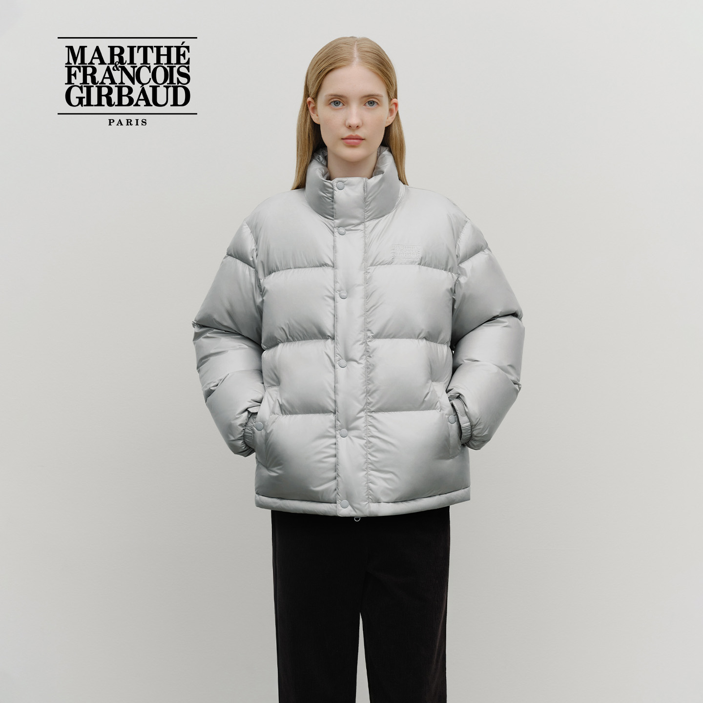 MARITHE男女同款亮面羽绒服