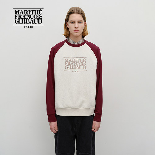 MARITHE经典LOGO插肩卫衣