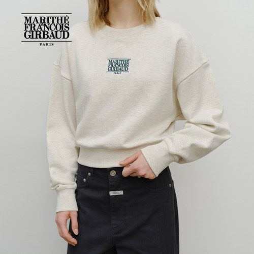 MARITHE女士经典小LOGO卫衣