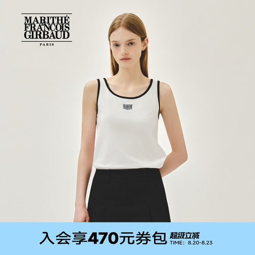 MARITHE女士小经典LOGO无袖