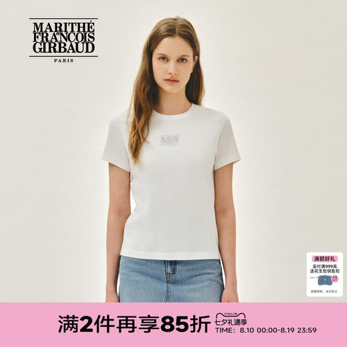 MARITHE女士小经典LOGOT恤