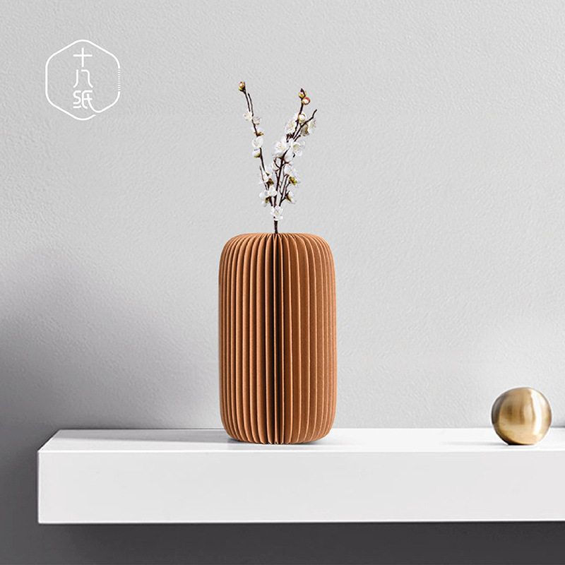 十八纸创意花瓶家用客厅摆件花几架文艺家居花器插花卧室书房装饰,橡塑材料及制品,其他塑料制品,淘宝优惠券,粉丝福利购,淘宝优惠卷