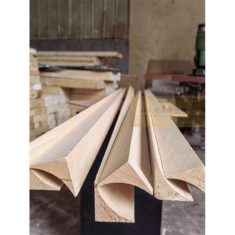 白圆木实木线条三角形内弧线条阴角收条弧形封边条顶角口装线饰条